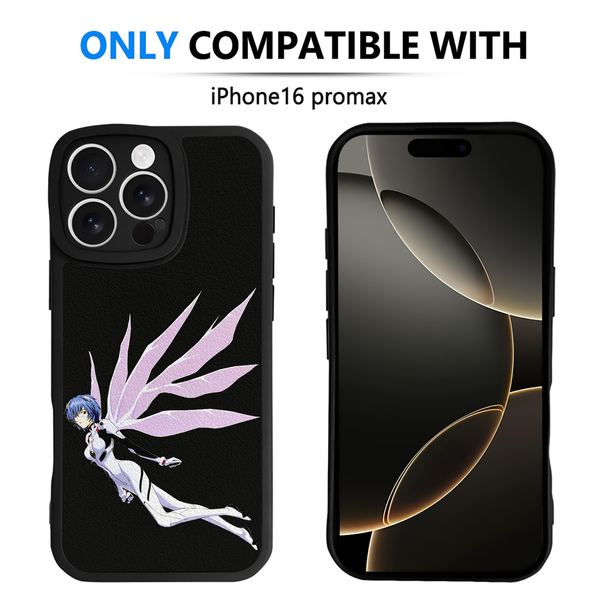 （画像用） EVA 新世紀エヴァンゲリオン 【iPhone 16シリーズ対応】シリコンスマホケース（レザー調） 材質：シリコン